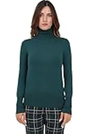 ONLY Onlvenice Life LS Roll Pullover Knt Noos Suéter, Mar Oscuro, S para Mujer