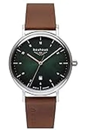 Bauhaus Reloj de Cuarzo para Hombre con Fecha con Correa de Cuero 2140, , Standard-Größe, Pulsera