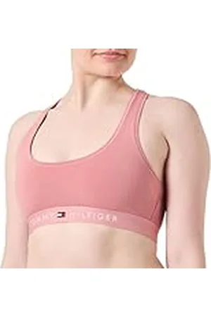 Tommy Hilfiger Sujetador bralette Mujer Unlined elástico, Rosa (Rosa), M