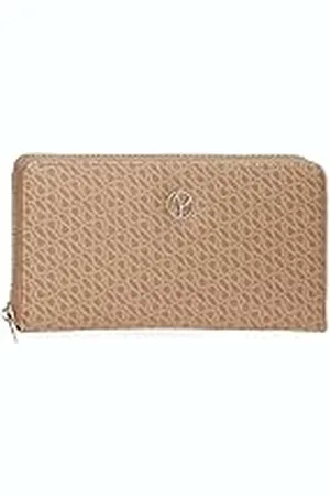 Pepe Jeans Megan Billetero con Tarjetero Marrón 19,5x10x2 cms Piel sintética