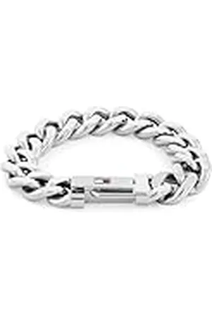 Tommy Hilfiger Jewelry Pulsera de Cadena para Hombre de Acero Inoxidable con la Icónica Bandera 2790637
