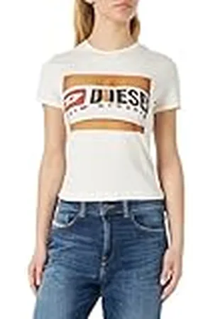 Diesel T-UNCUTIE-LONG-N17 Maglietta Camisa, , L para Mujer