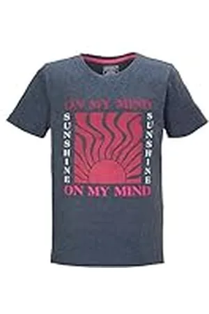 Killtec KOS 127 GRLS TSHRT Cuello Redondo, Camiseta de Verano con Estampado, , 128 para Niñas