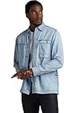 G-Star Para Hombre 1-Pocket Regular Denim Shirt LS, , XL