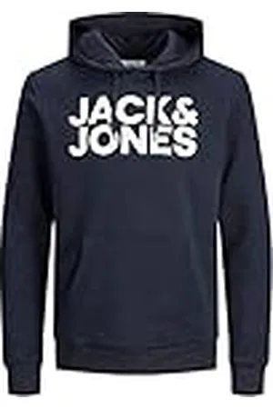 JACK & JONES Jcoretail Sweat Hood Nov Ltn - Sudadera con capucha para hombre, , XXL