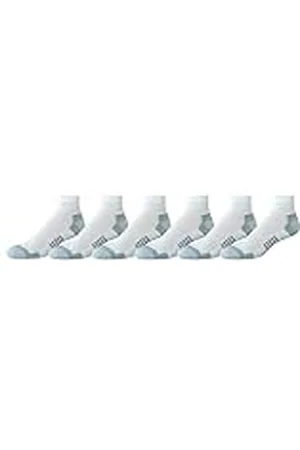 Amazon Calcetines Deportivos Tobilleros de algodón Acolchados Transpirables y cómodos de Alto Rendimiento Hombre, 6 Pares, , 46-48