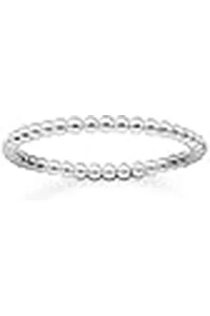Thomas Sabo Anillo para mujer con bolitas TR2122, 48, Metal precioso, sin gema