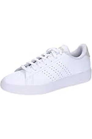 adidas Advantage 2.0 Shoes, Zapatos Mujer, Cloud White/Putty Mauve/Gold Met, 42 2/3 EU