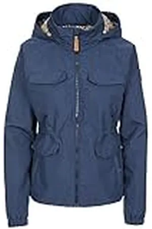Trespass Chaqueta impermeable Busybee para mujer con capucha oculta