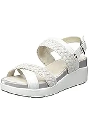 Lumberjack Gyve, Sandalias con cuña Mujer, White, 36 EU