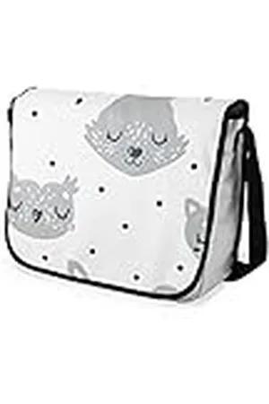 Bonamaison Bolsa de Mensajero para Estudiantes, con impresión Digital, Bolsa de mensajería, Bolsa de Hombro, para niños, niñas, niños, tamaño: 29 x 36 cm
