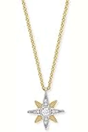 Engelsrufer Collar para mujer de plata 925, piedra de color circonita 32022693, 40 cm, Plata esterlina, No es una piedra preciosa