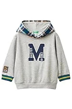Benetton Maglia C/CAPP. M/L 32N4G200R Sudadera con Capucha, , 2 años para Niños