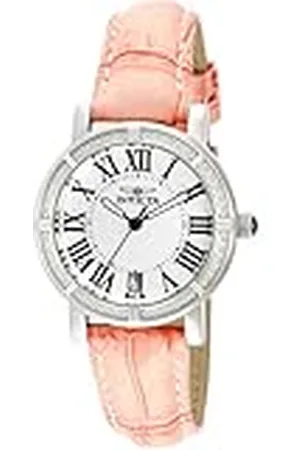 Invicta 13967 - Reloj de cuarzo para mujer, con correa de cuero, color rosa
