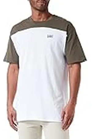 Vans Script Crew Block SS Camiseta, , S para Hombre