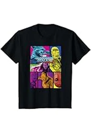 Marvel Niños Guardians of the Galaxy 2 Team Puzzle - Camiseta para niños Camiseta