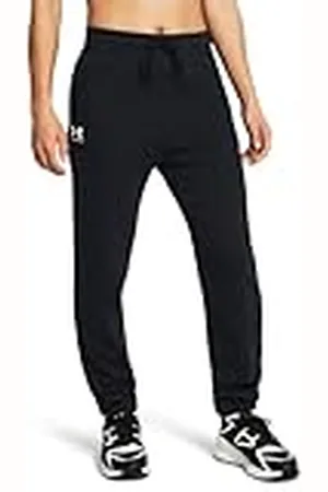 Under Armour UA Rival Terry Jogger Pantalones de chándal para mujer, cómodo y suave pantalón de deporte, color /blanco