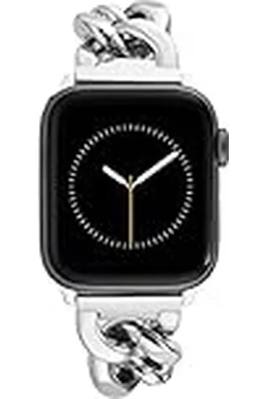 Anne Klein Moderna pulsera de cadena de repuesto para Apple iWatch, segura, ajustable, se adapta a la mayoría de muñecas, , 38/40/41mm