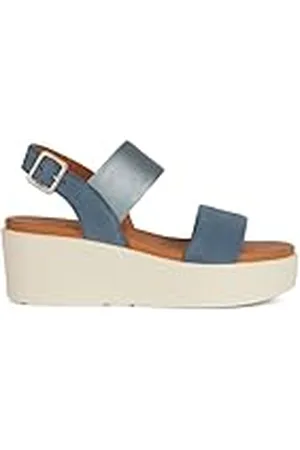 Geox D Xand 2.2s A, Sandalia de cuña Mujer, , 36 EU