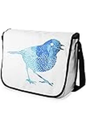 Bonamaison Bolsa de Mensajero con Estampado Digital con Correa Negra para Estudiantes, Bolsa de Cuerpo Cruzado, Bolsa de mensajería, Bolsa de Hombro para niños, niñas, niños, tamaño: 29 x 36 cm