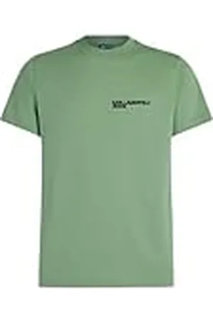 Karl Lagerfeld Slim SS tee Camiseta, Granito Verde, XL para Hombre
