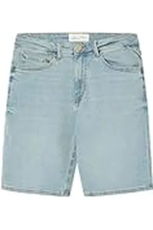 Springfield SPRINGFILED Bermuda Denim Slim, Bermudas Hombre, Turquoise, 36