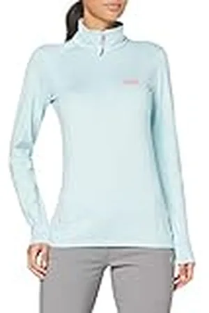 Jack Wolfskin Snow Sky - Sudadera con Media Cremallera para Mujer, Color , Reino Unido