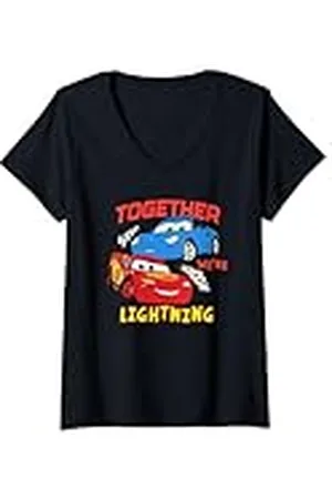 Cars Mujer Together We Are Lightning Valentine Camiseta Cuello V