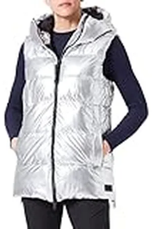 CMP Chaleco mujer con capucha fija, , L