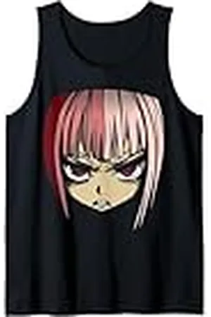 Curlyfox Design Animegirl Anime Manga Girl Linda y Cool Girl 22 Camiseta sin Mangas