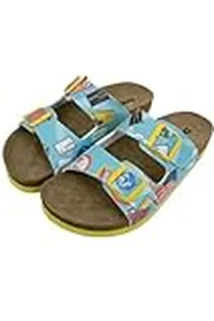 Dogo Sandalias de piel vegana para mujer, color azul, , 38 EU