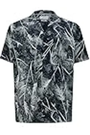 QS by s.Oliver 2148386 Camisa de Manga Corta, Azul , 4XL para Hombre