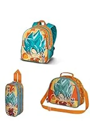 Dragon Ball Super - Mochila Basic + Estuche Portatodo Doble + Merendero