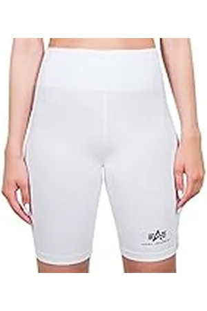 Alpha Industries Pantalón Corto Basic Bike SL para Mujer White