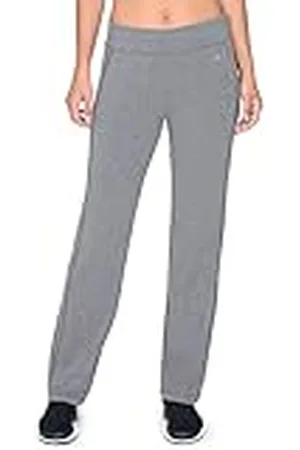 Danskin Essential Pantalón de Yoga de Ajuste Elegante para Mujer, Carbón Vegetal, 3X US