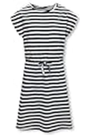 ONLY Konmay S/S Dress Noos Jrs Vestido de Punto, Blazer/Stripes:Cloud Dancer, 34 W/36 L para Niñas