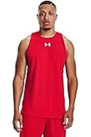 Under Armour UA Baseline Cotton Tank Camiseta de deporte para hombre, camiseta para hombre para jugar al baloncesto, color /blanco/blanco
