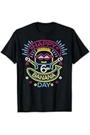 Minions Feliz sexto día del plátano de Despicable Me Camiseta