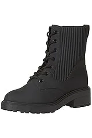 Amazon Bota de Combate de Goma con Suela Gruesa Mujer, , 40 EU