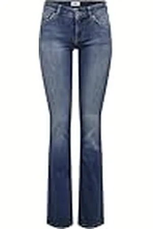 ONLY ONLBLUSH LW Flared DNM REA1303 Noos Jeans, , XS / 34L para Mujer