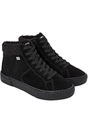 Tommy Hilfiger Mujer Sneaker vulcanizada Suede Zapatillas, (Black), 37 EU