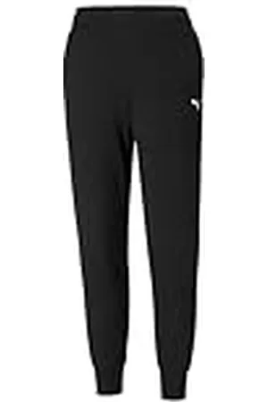 PUMA Ess Sweatpants Tr Cl Pantalones, Black / Cat, L Mujer
