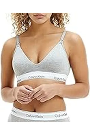 Calvin Klein Sujetador de Lactancia para Mujer Maternity Bra Sin Aros, Multicolor (Grey Heather), XS