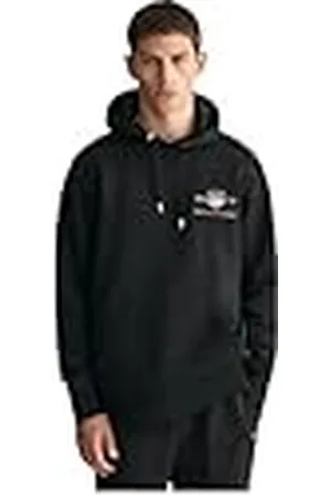 GANT Reg Medium Archive Shield Sudadera con Capucha, , L para Hombre