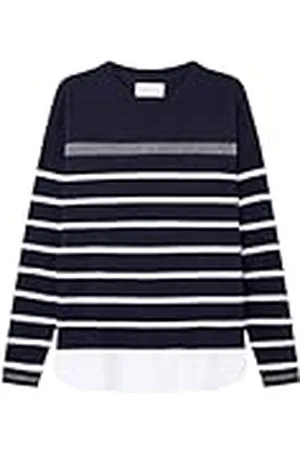 Springfield Rayas bimateria Jersey Love Combinado algodón, , XS para Mujer