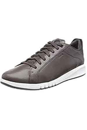 Geox U Aerantis, Sneaker, Hombre, Marrón (Dk Brown), 45 EU