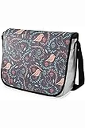 Bonamaison Bolsa de Mensajero con Estampado Digital con Correa Negra para Estudiantes, Bolsa de Cuerpo Cruzado, Bolsa de mensajería, Bolsa de Hombro para niños, niñas, niños, tamaño: 29 x 36 cm