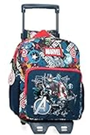 Marvel Joumma Avengers Legendary Mochila Preescolar con Carro 23x28x10 cms Poliéster 6,44L