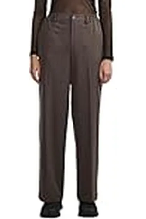 Pieces® PCCAMIL HW Wide Pant Noos Pantalones, Morel, M / 32L para Mujer