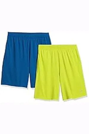 Amazon Pantalón Corto Holgado, técnico y de Estilo Deportivo (Disponible en Tallas Grandes y Largos Especiales) Hombre, Pack de 2, , S